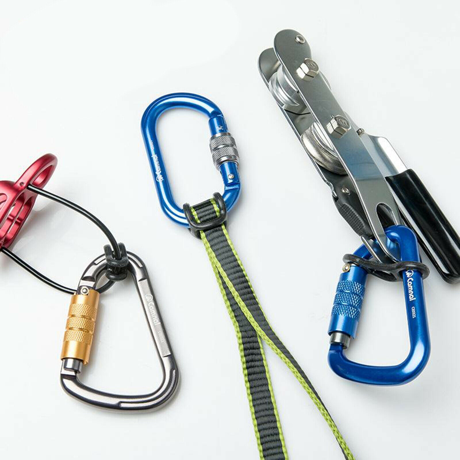 Outdoor Spors Carabiner Ropes Locking Rigging Fixing Climbing Safety Gear