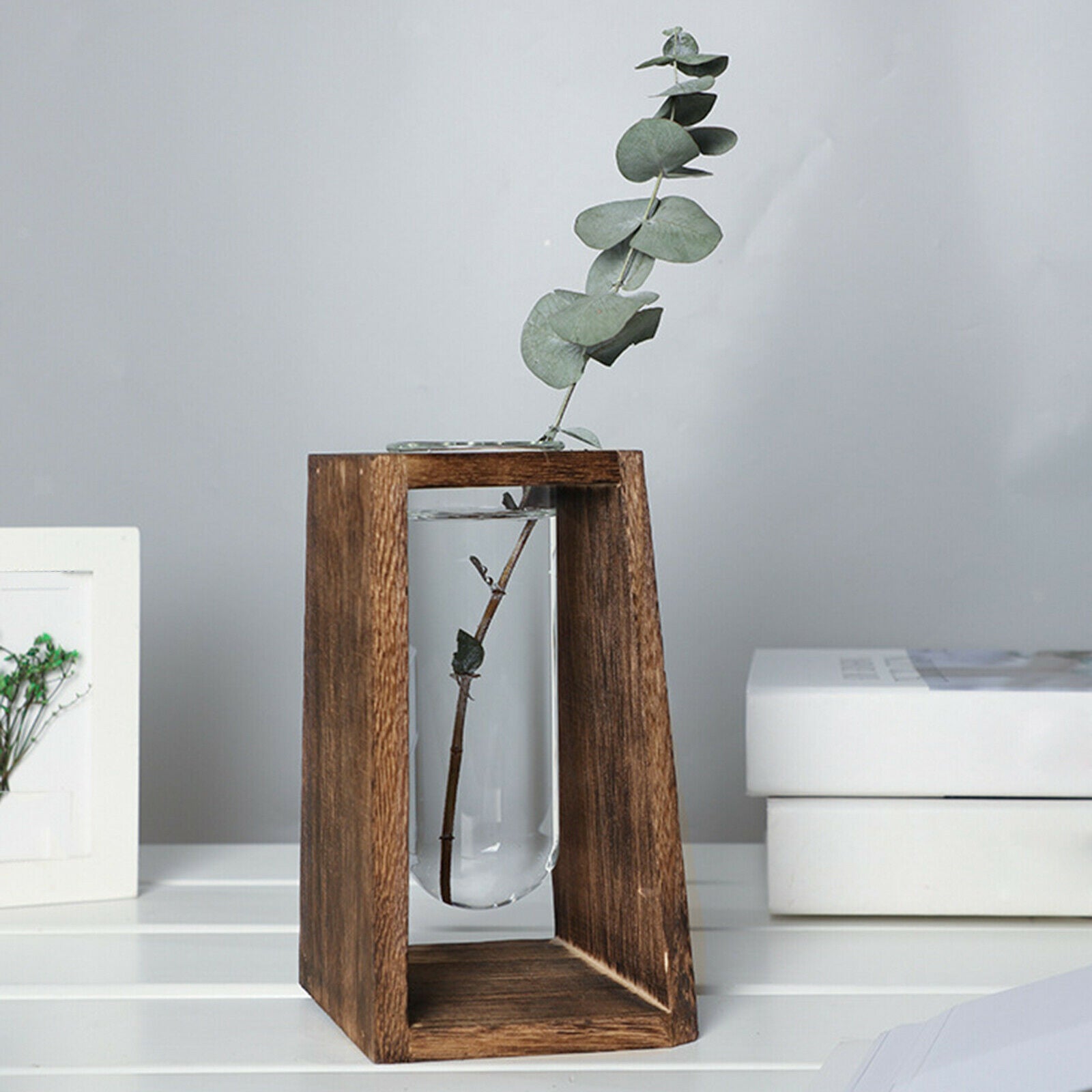 Hydroponic Plant Vase Holder Container Terrarium Flower Pot Stand Planter