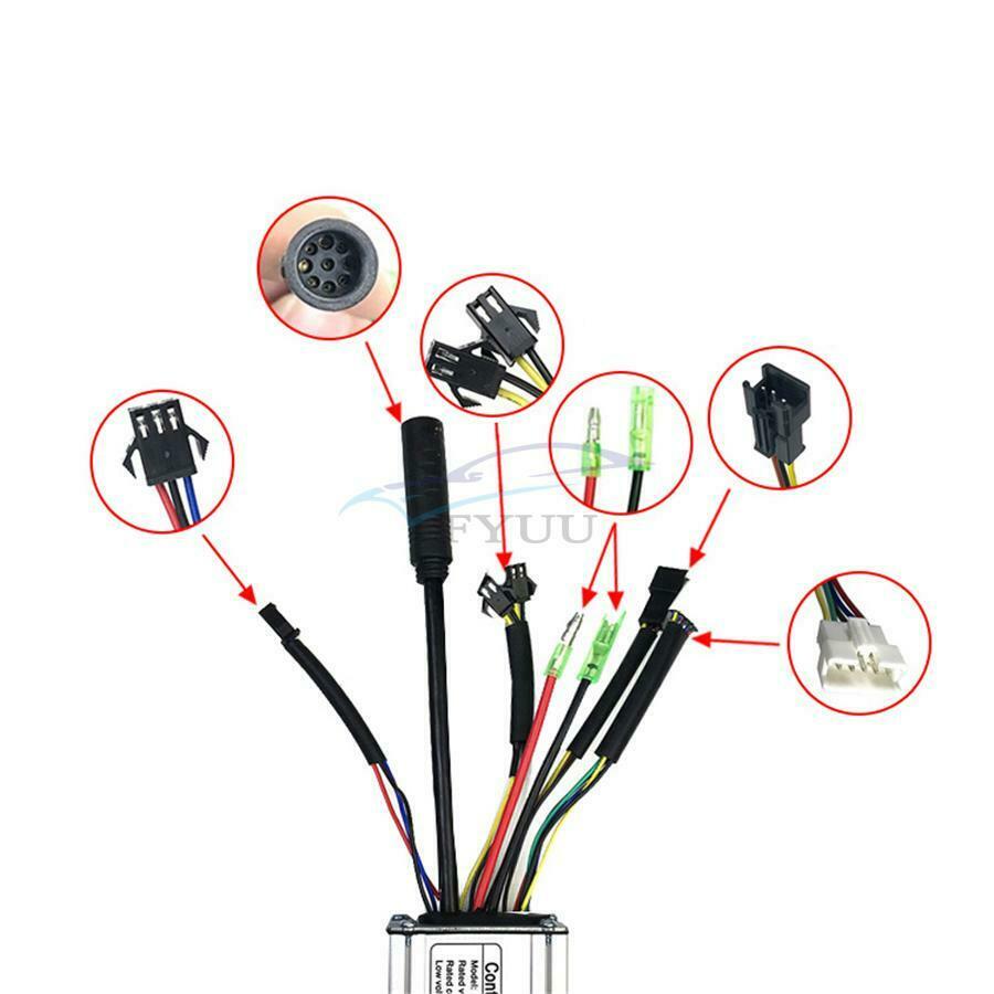 1 Set DC 36V/48V 8cm×5.2cm×3cm Electric Bicycle Controller Parts For KT Display