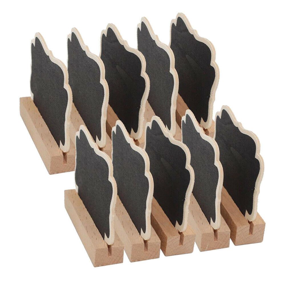 10x Wooden ChalkBoard Board Memo Message Board Note Sign Reminder