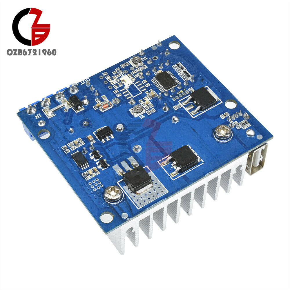 DC-DC Adjustable Converter Step up Module Power Supply USB Voltmeter 3~35V 6A
