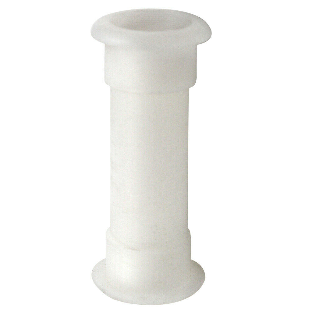 2pcs 3/4 inch Marine White Straight Drain Tube Thru-Hull Connection for Transom
