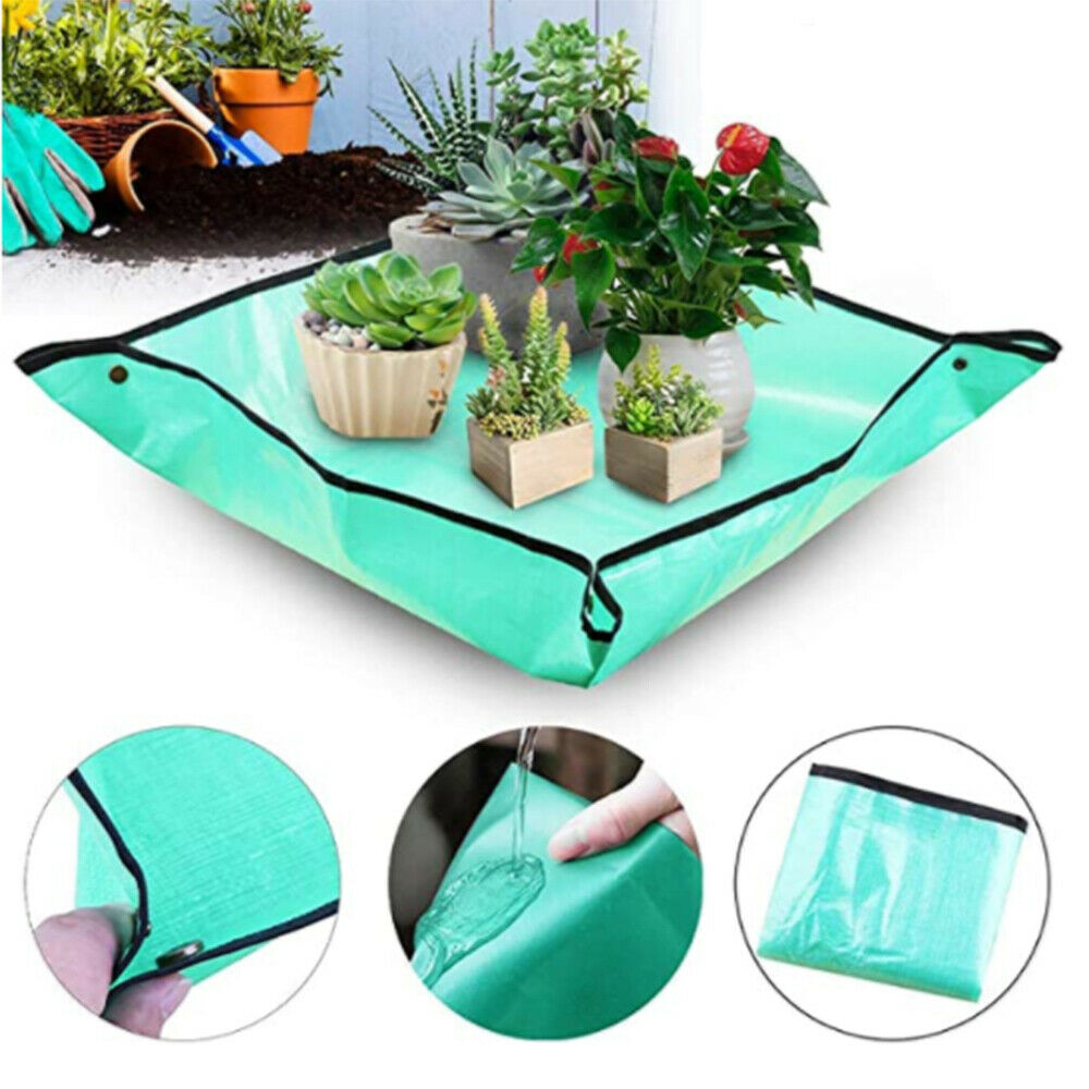 Plant Repotting Square Mat Foldable Garden Work Cloth wWaterproof Thickened Mat