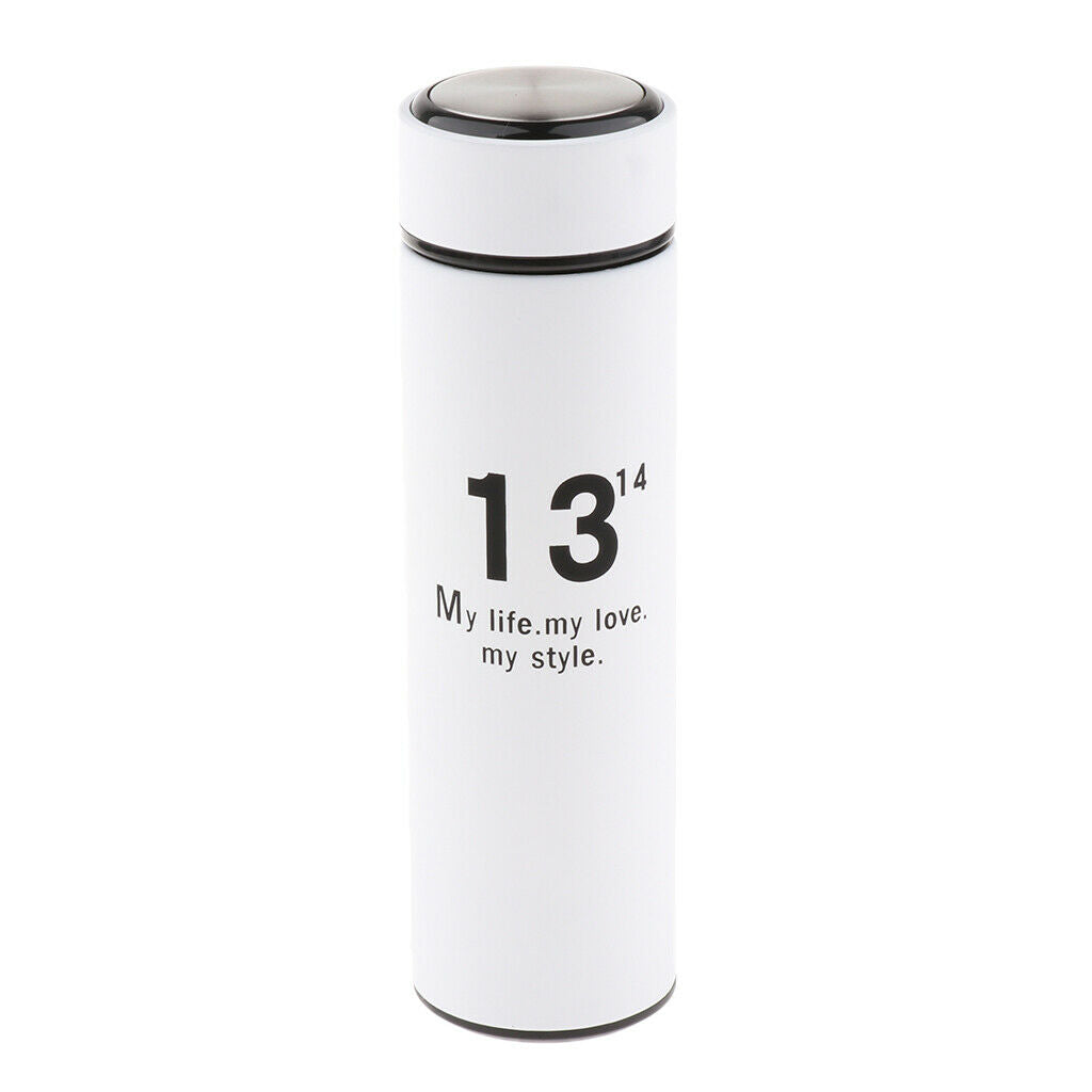 Stainless Steel Insulated Travel Mugs Tumbler Double Wall Water Cups White
