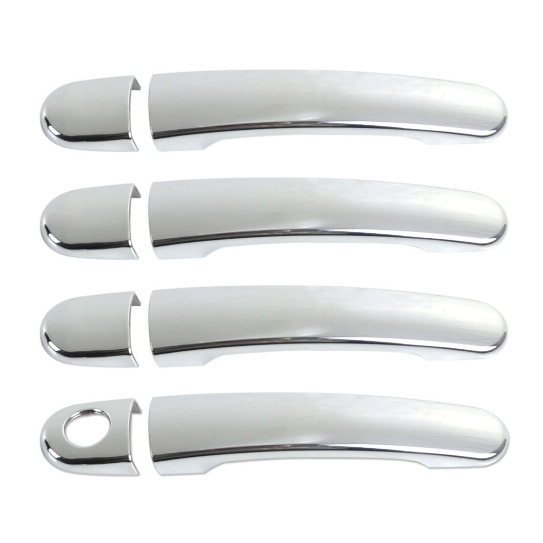 Chrome Door Handle Cover Trim Fit For SKODA Octavia Fabia Superb 2002-2007 An