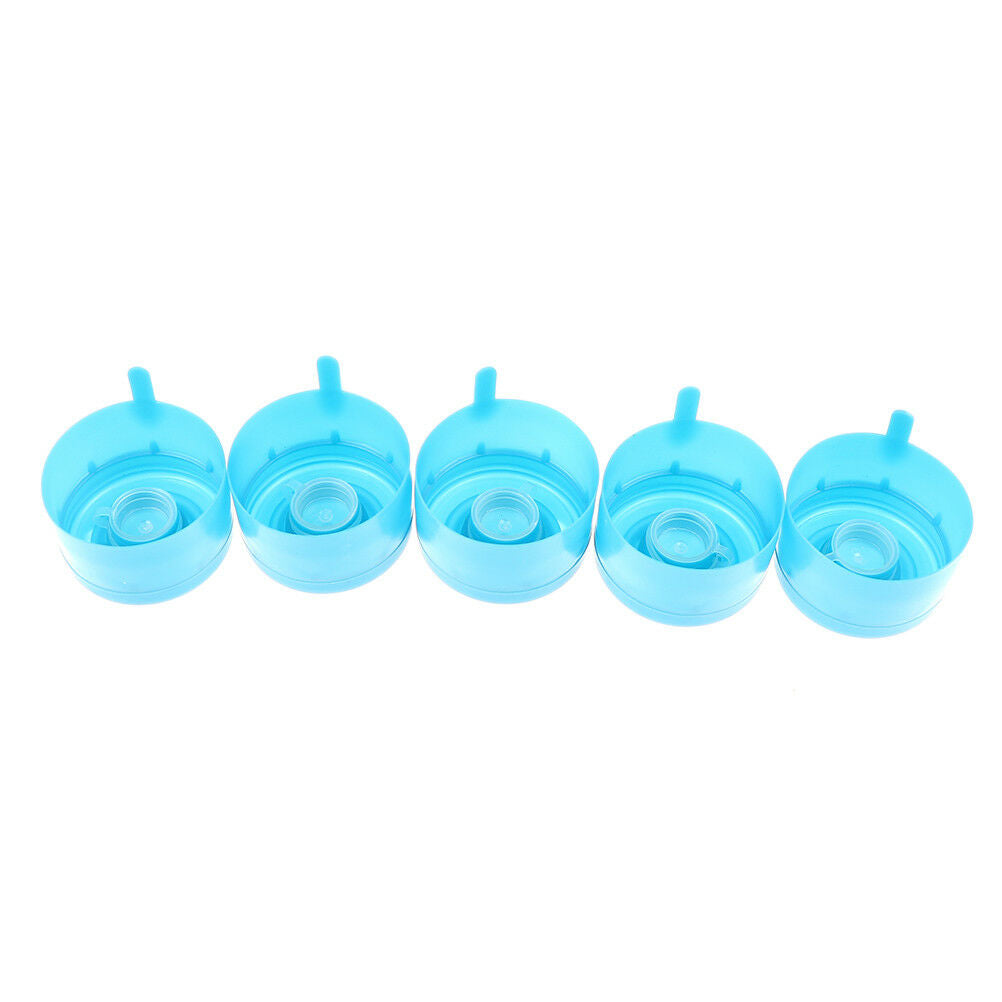 5Pcs reusable water bottle snap on cap replacement for 55mm3-5 gallon water H SJ