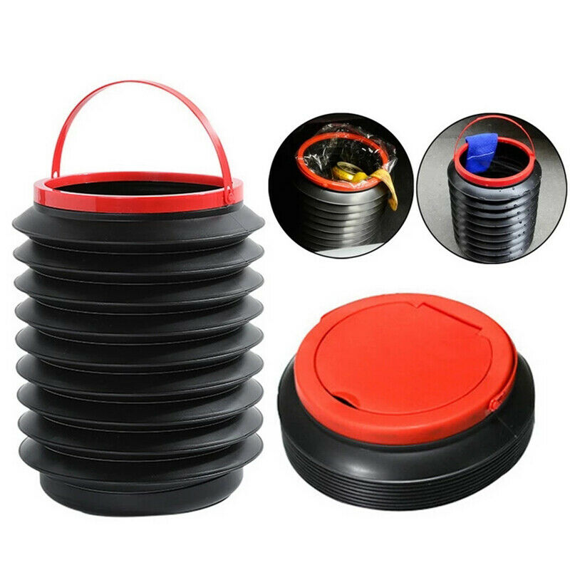 Folding Trash Collapsible Water Fishing Bucket Camping Plastic Buck.l8