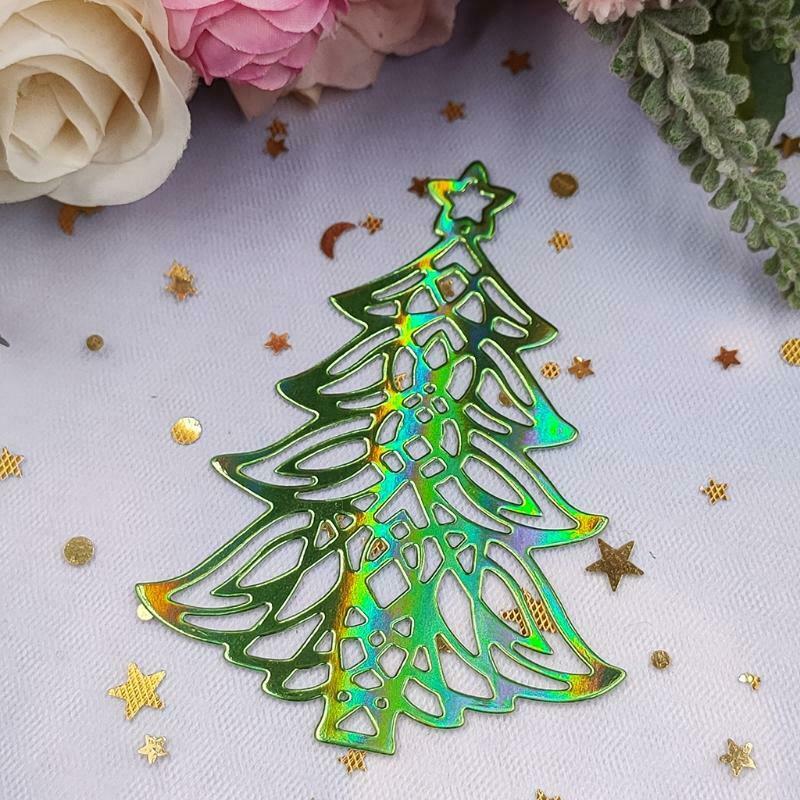 Christmas Tree Border Die-Cut Border Cutting Stencils Nice for DIY Scrapbooking