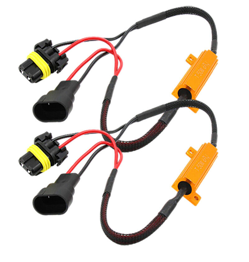 9005/9006 LED DRL Headlight Fog Light Canbus Load Resistor Canceller Decoder