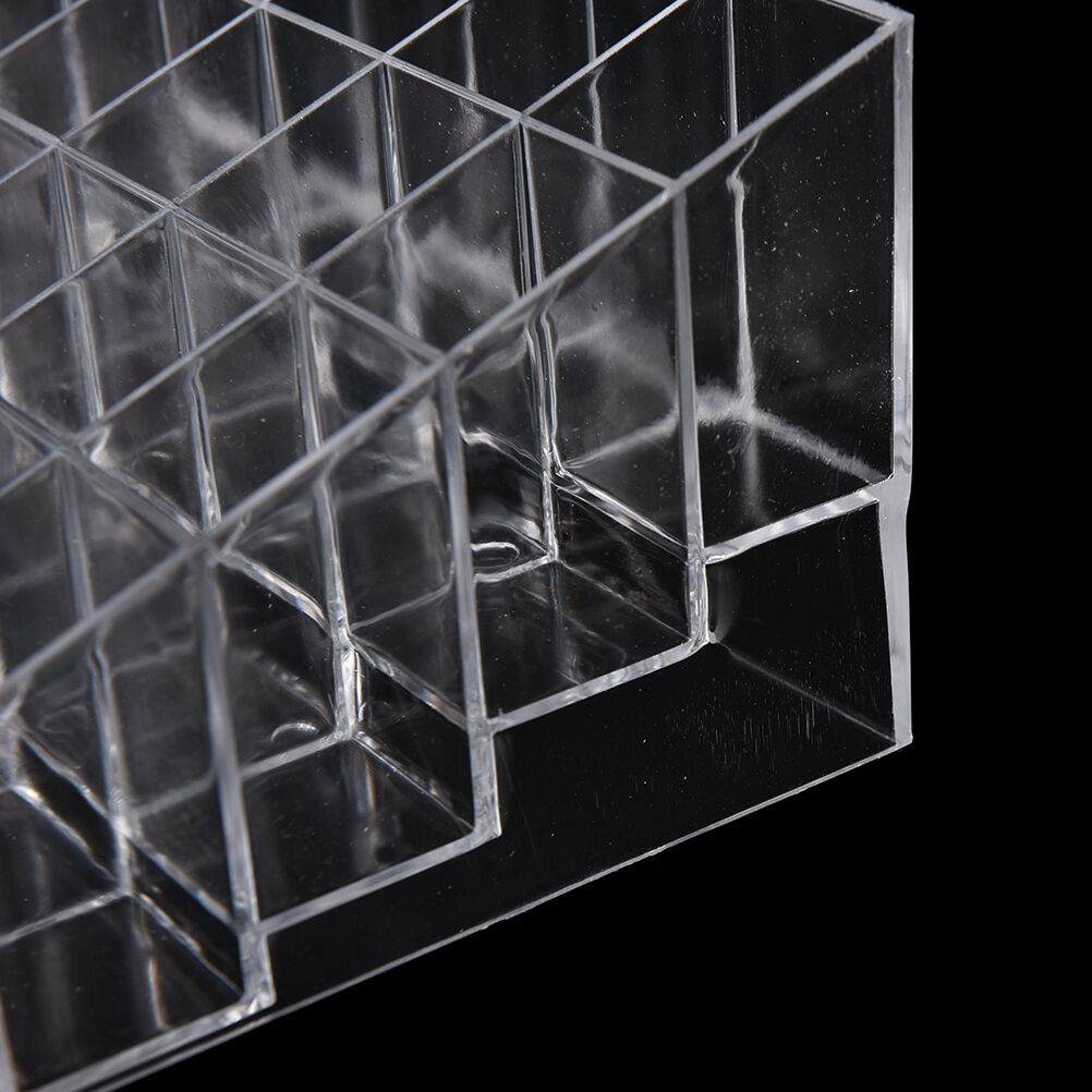 Clear 24 Makeup Lipstick Cosmetic Storage Display Stand Rack Holder Organi.l8
