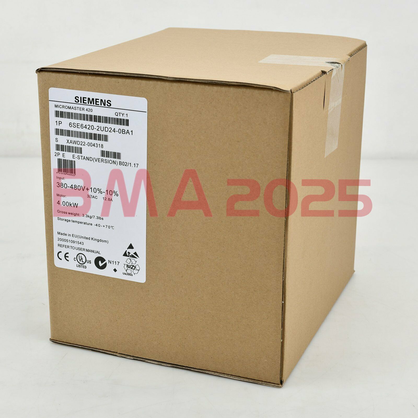 New 6SE6 420-2UD24-0BA1 6SE6420-2UD24-0BA1 1year warranty DHL free Ship SM9T