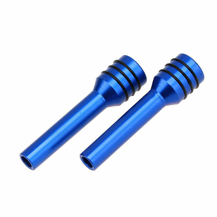 2PC Car Truck Auto Interior Door Lock Locking Knob Pull Pins Aluminum Alloy Blue