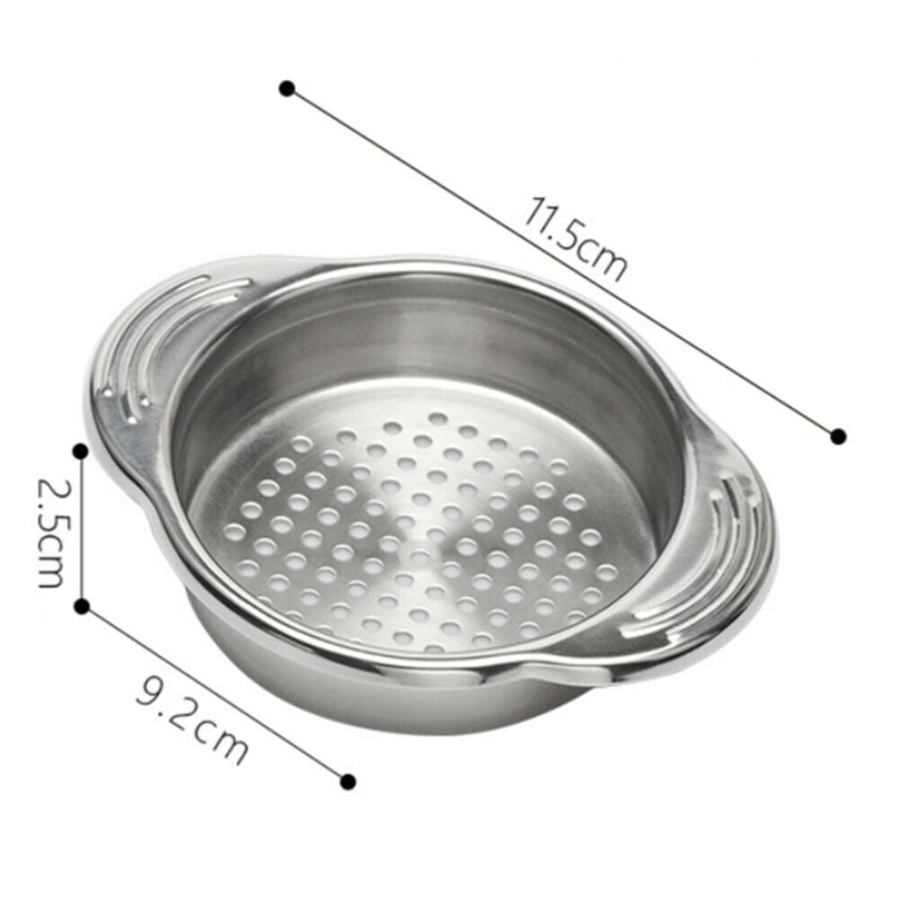 Stainless Steel Food Can Strainer Sieve Lid Oil Drainer Remover  Kichen Drainer