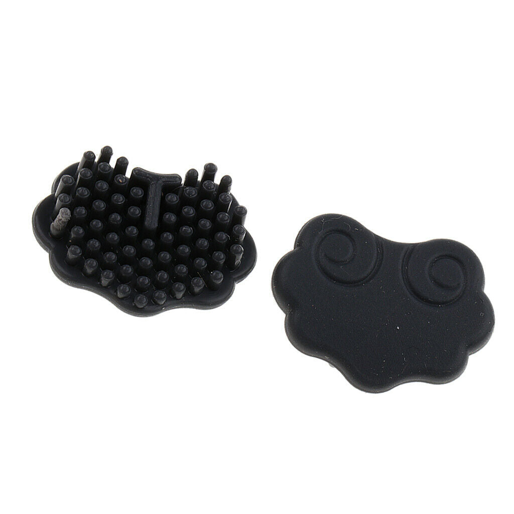 2 Pieces Chinese Erhu Noise Reducer Pad Sound Filter Filencer Pads Black