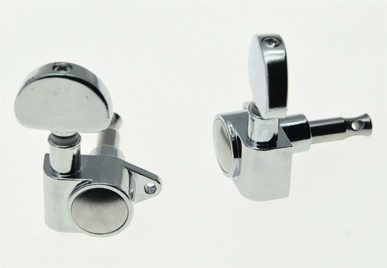 Chrome Straight Fixing Tag Guitar Tuners Tuning Keys for Acoustic or LP Les Paul
