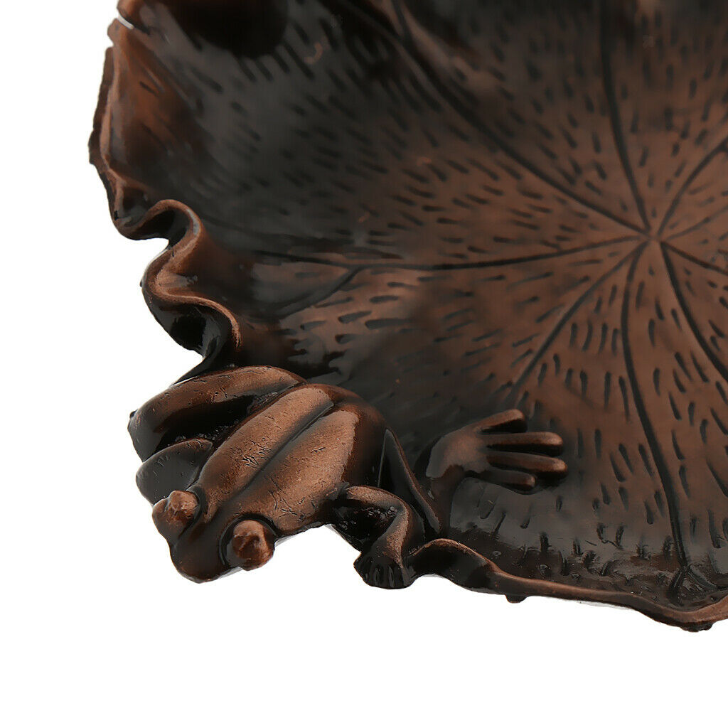 4xLotus Leaf Alloy Teacup Coaster Coffee Cup Mat for Kung Fu Tea Fittings