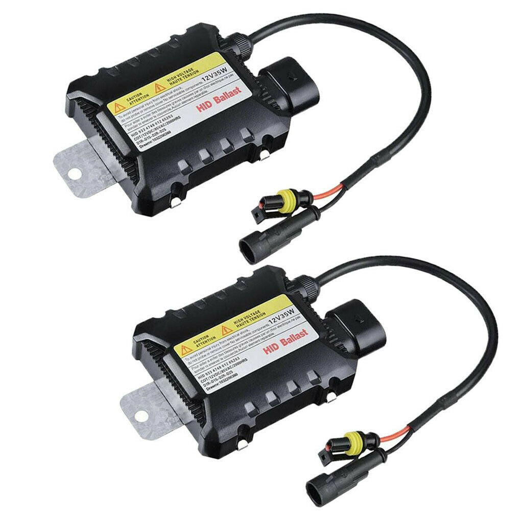 2x  35W  HID Headlight Ballast Control Unit Replace for Car Xenon Lamp Bulb