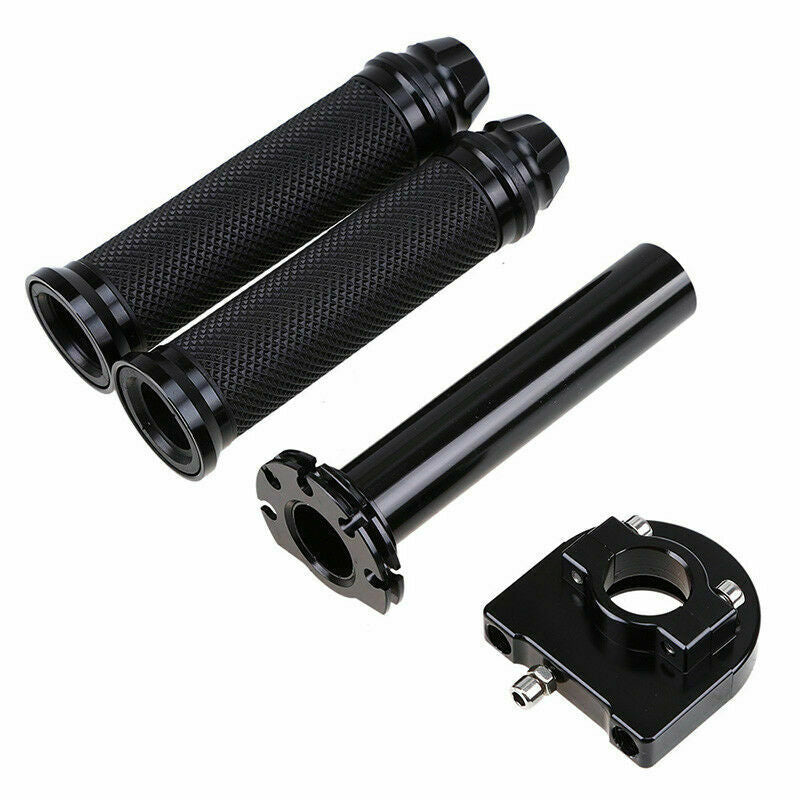 1"&7/8'' 22mm Motorcycle Universal Handlebar Hand Grip & Throttle Twist Tube