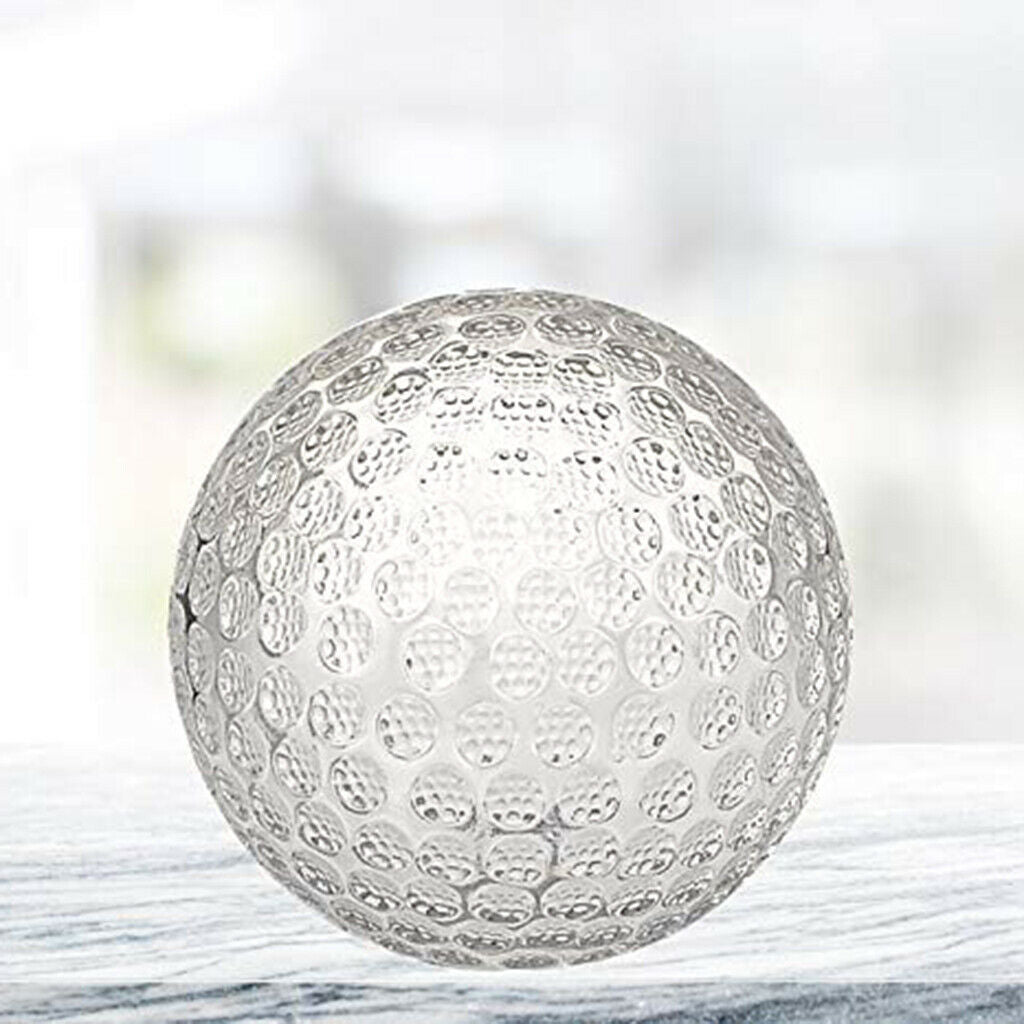 60mm Clear Crystal Golf Ball (No Stand) for Kids Bedroom Decor