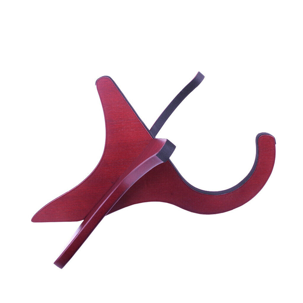 Foldable Wood Ukulele Violin Stand Support Holder Storage Display Parts