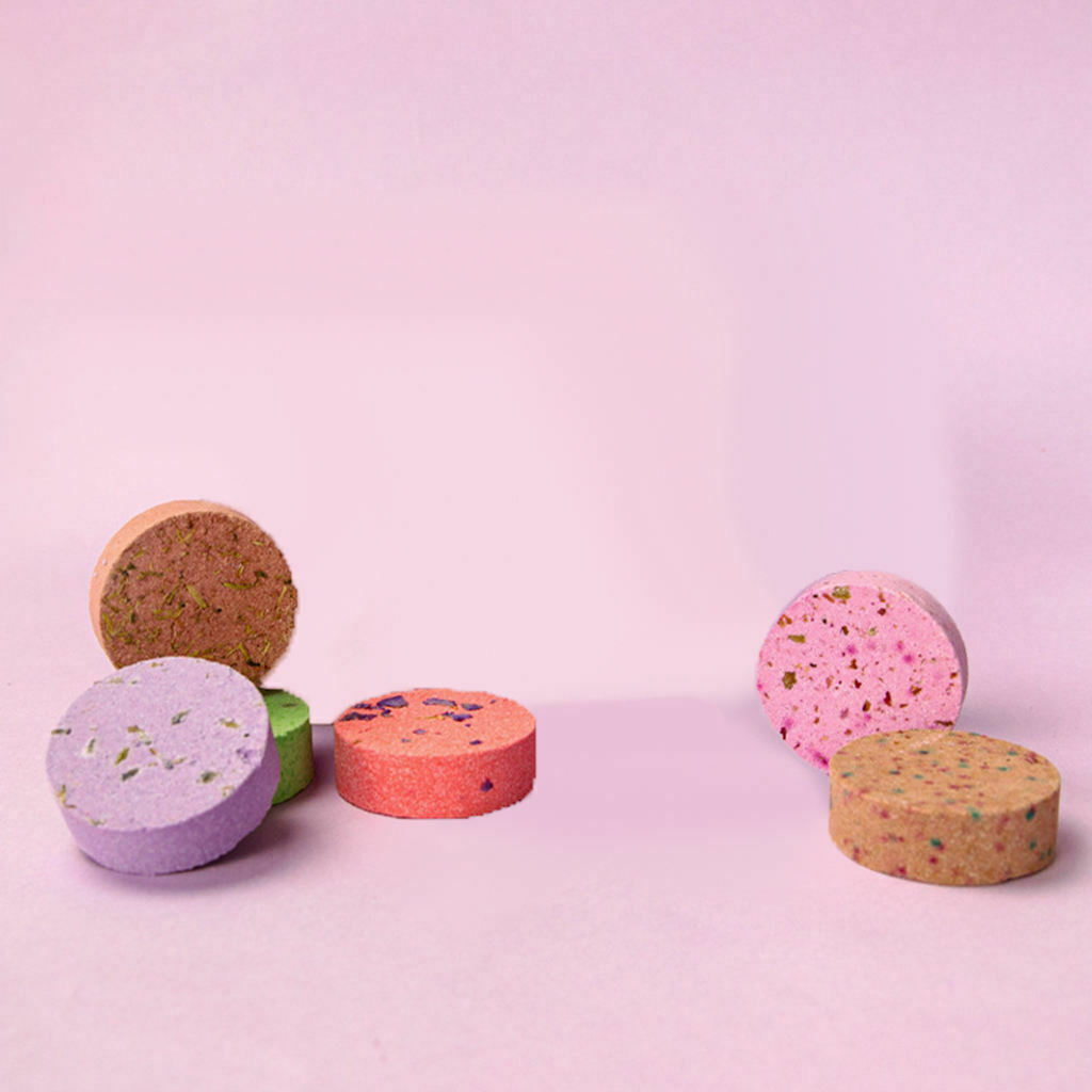 6Packs Aromatherapy Shower Steamers Home SPA Relaxation with Essential Oils