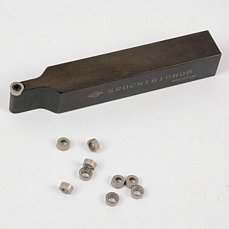 SRDCN1616H06 16x100mm Lathe External Turning Tool Holder + RCMT0602M0 inserts