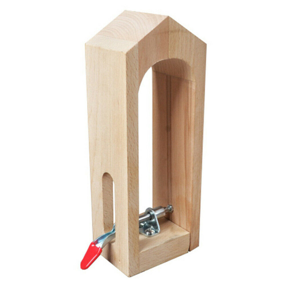 Leather Retaining Clip Wood for DIY Stitching Sewing Lacing Clamp Hand Tool