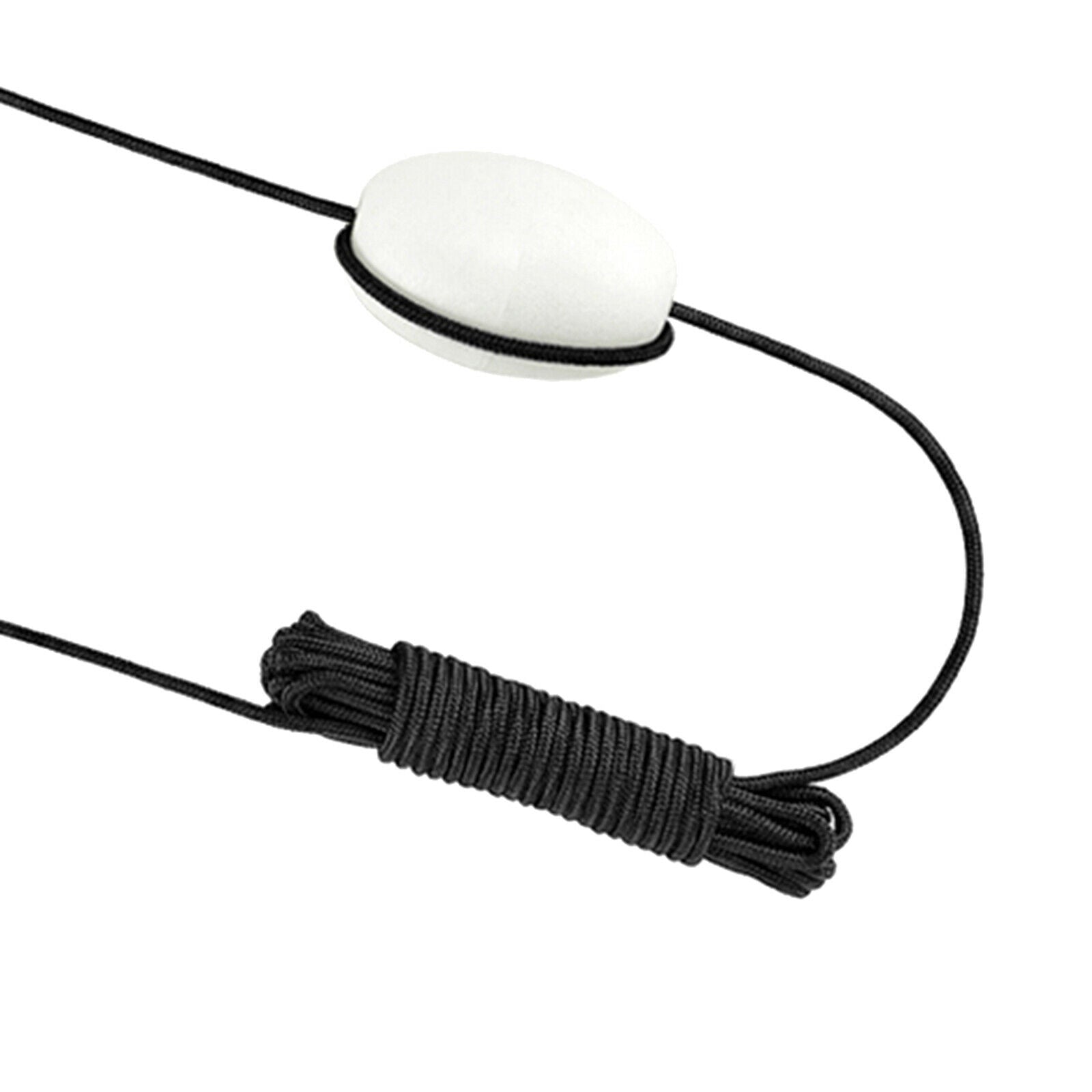 30ft Kayak Drift Anchor Tow Line with White PVC Buoy for Pontoon Canoe