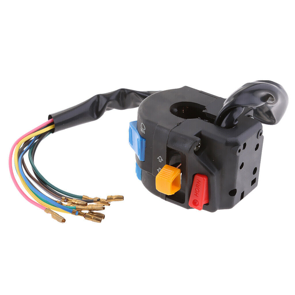 Motorcycle Motorbike 7/8inch Handlebar Control Switch Light Beam Turn Signal