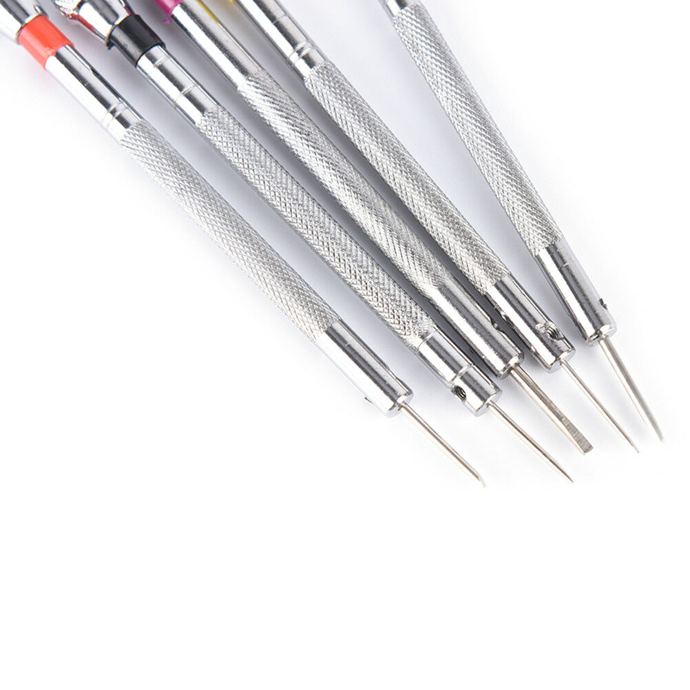 5pcs Steel Watch Screwdriver Watches  Band Link Pins Removal Repair Kit tool  Xz