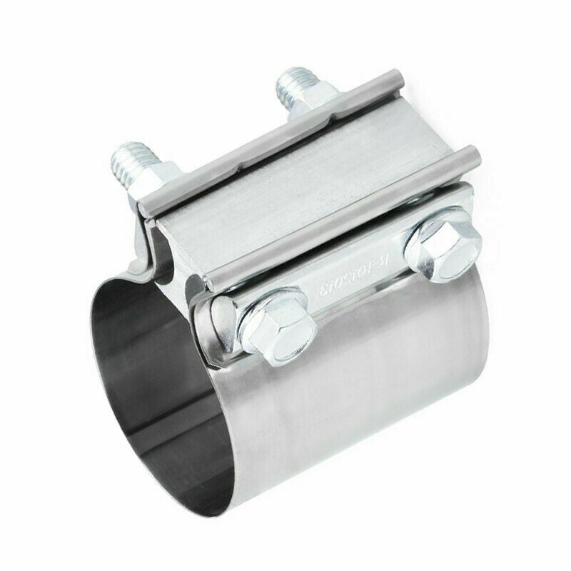 Modification StainlessSteel 2.5inch 63mm Car Exhaust Pipe Clamp Tip Hoop Fitting
