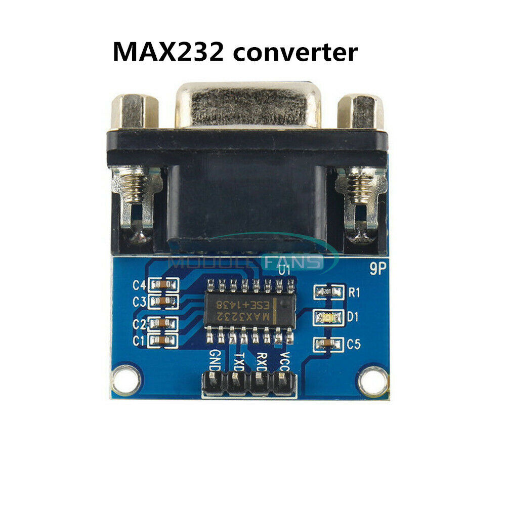 RS232 MAX3232 To TTL Connector Converter DB9 Connector+ 5PIN 20cm DuPont Cable