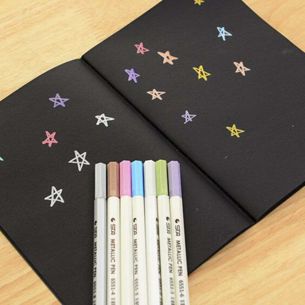 Novelty Black Paper Soft Cover Sketch Book Diary for Drawing Painting Graffiti