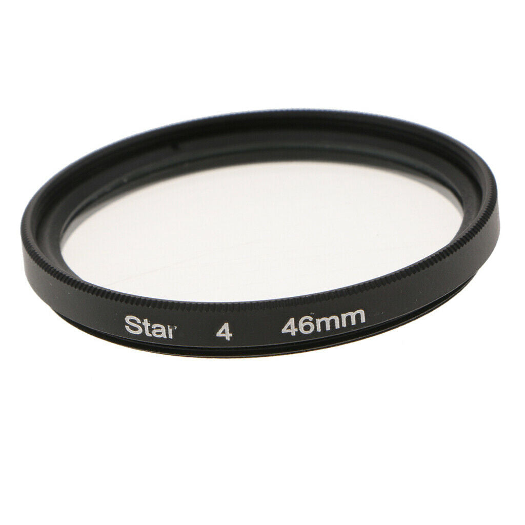 46mm Revolving 4 Point Rotated Star Light Cross Lens Filter Optical Glass