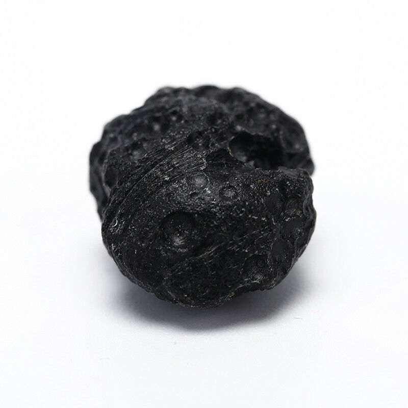1XTektite Meteorite Raw Specimen Mineral Rock Iron Stone Rough Black Spac.l8