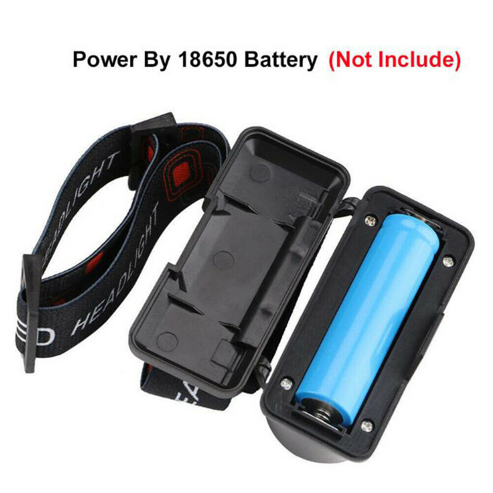Mini COB LED headlight headlamp flashlight USB rechargeable torch night ligh Pb