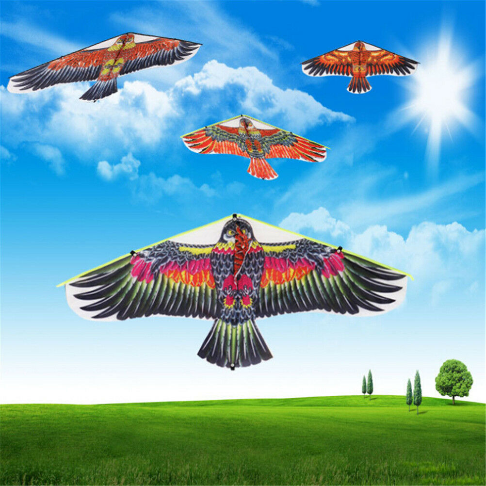 1PC Flat Eagle Bird Kite Children Flying Bird Kites Outdoor Garden Toys M.l8