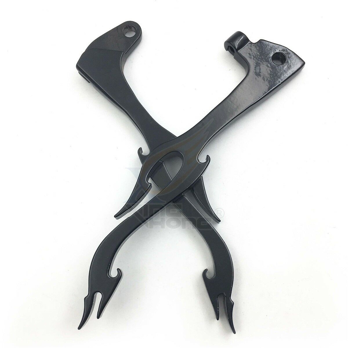 Black Fire Flame Brake & Clutch Lever For Yamaha Virago V-STAR XV250 1988-2019