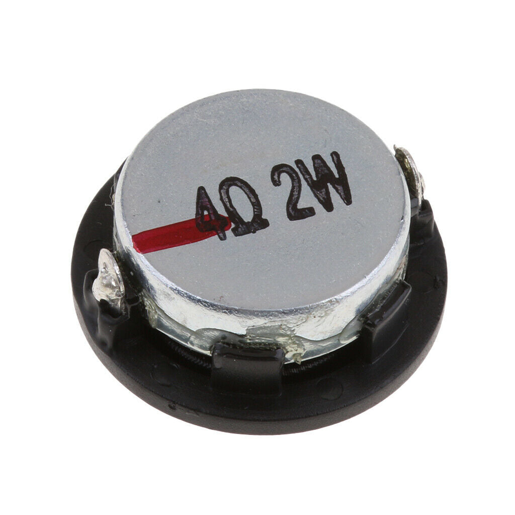 28mm Mini 2W Stereo Audio Speaker 4Ohm Full-range Loudspeaker Hifi NEW Black