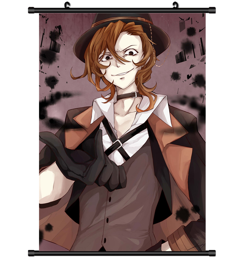 4333 Anime Bungou Stray Dogs Nakahara Chuuya Home Decor Poster Wall Scroll