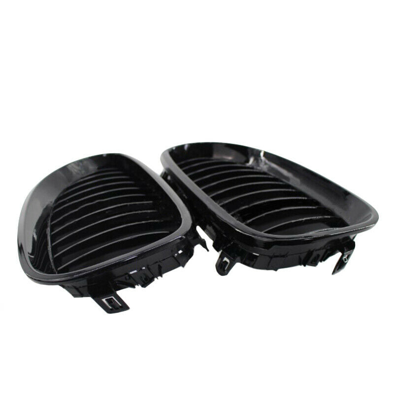 Car Black Front Hood Kidney Grille Grill Fit For BMW 5-Series E60 E61 03-10 ABS