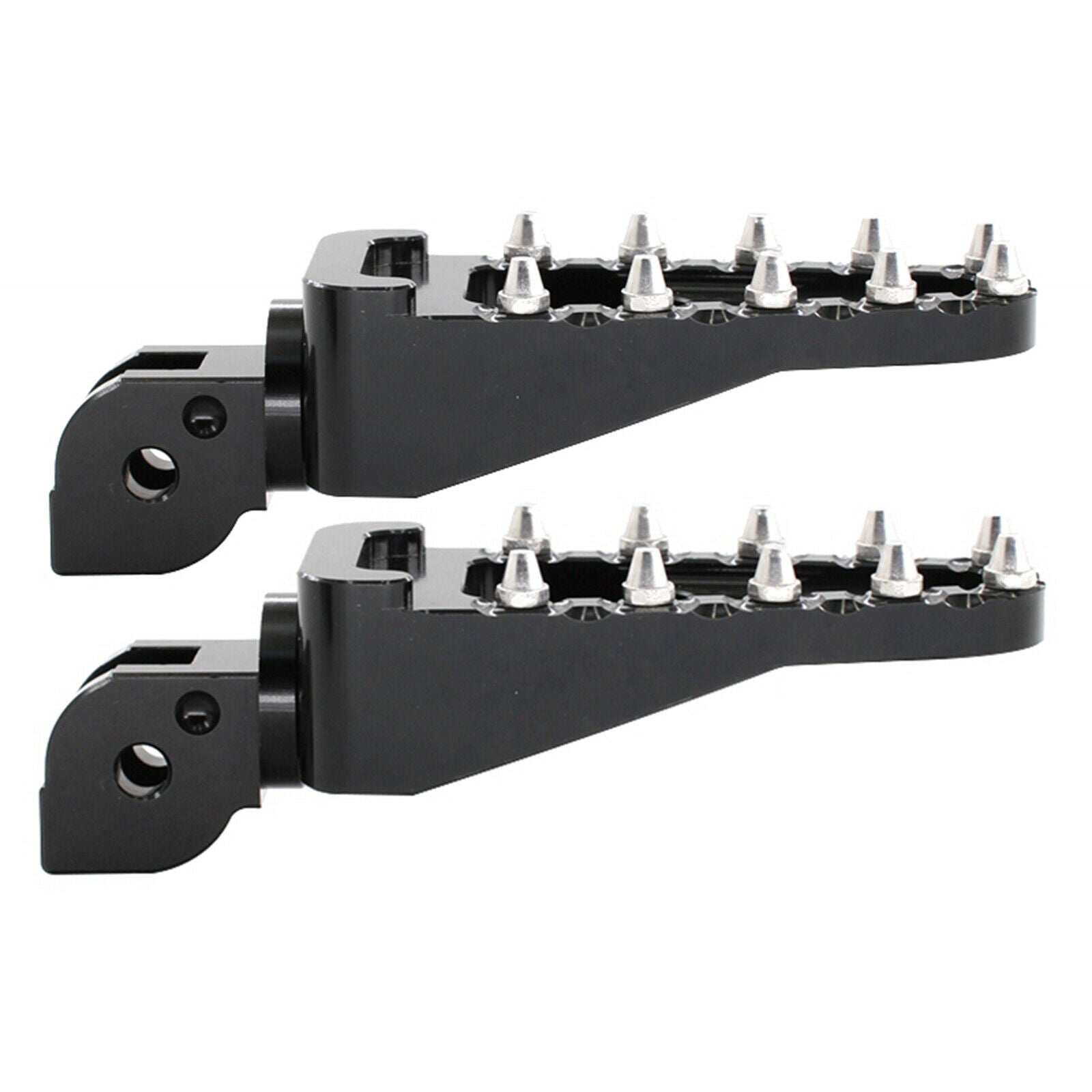 1 Pair Foot Pegs Footrest Foot Pedals Fits for Ducati 800 1100 Rear Black