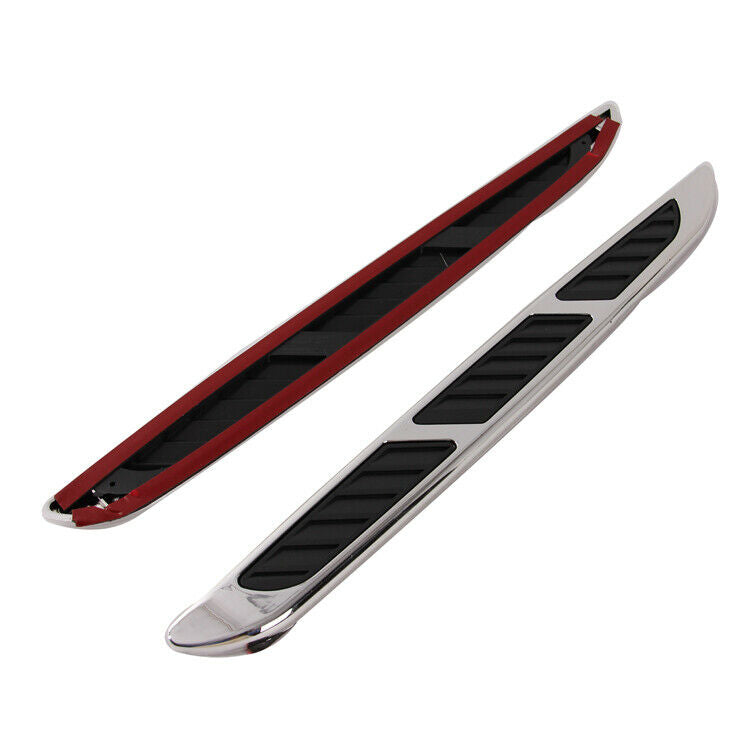 Pair Car Decorative Air Flow Intake Hood Scoop Vent Bonnet Cover Universal