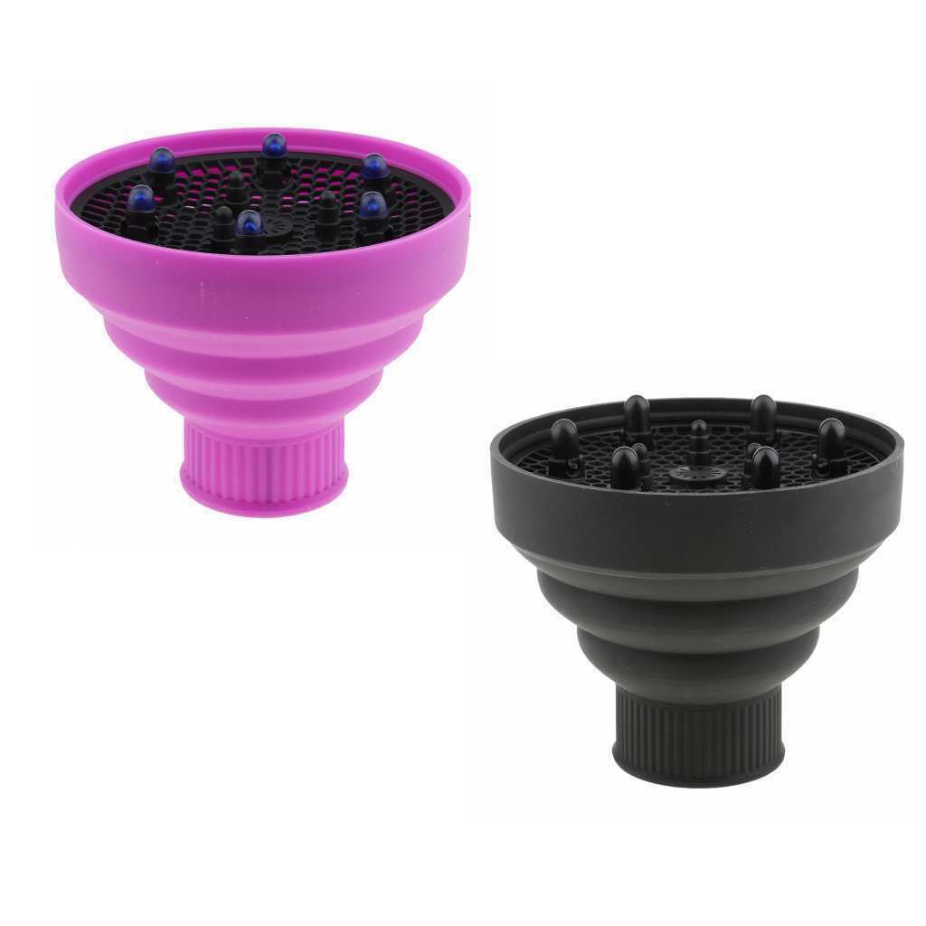 Pro Universal Foldable Curl Hair Dryer Blower Diffuser Cover Salon Tool 2Pcs