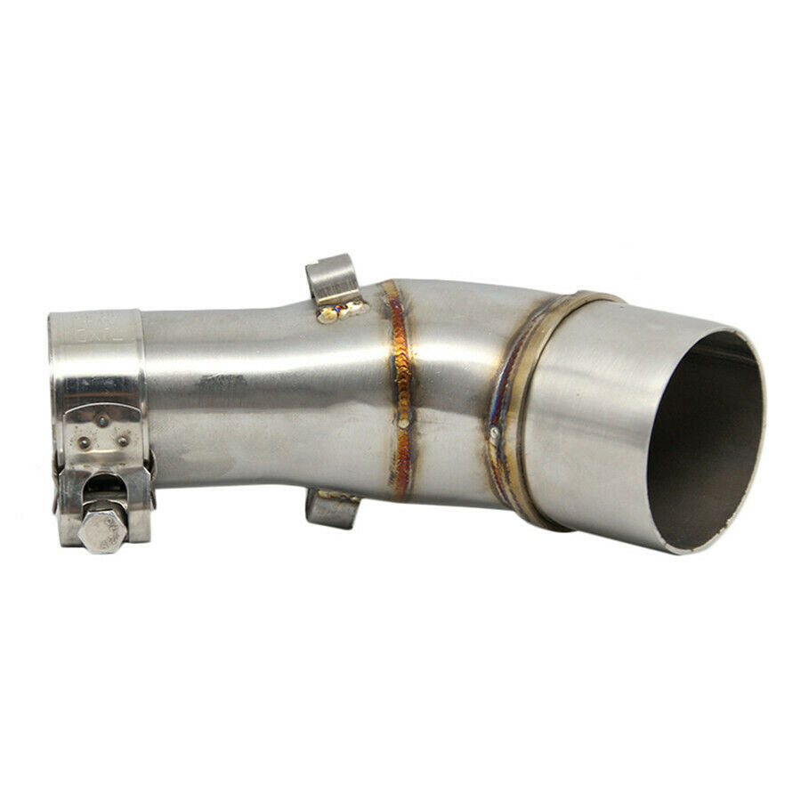 Modified Motorcycle Exhaust Middle Pipe adapter stainless steel pipe With Clamp