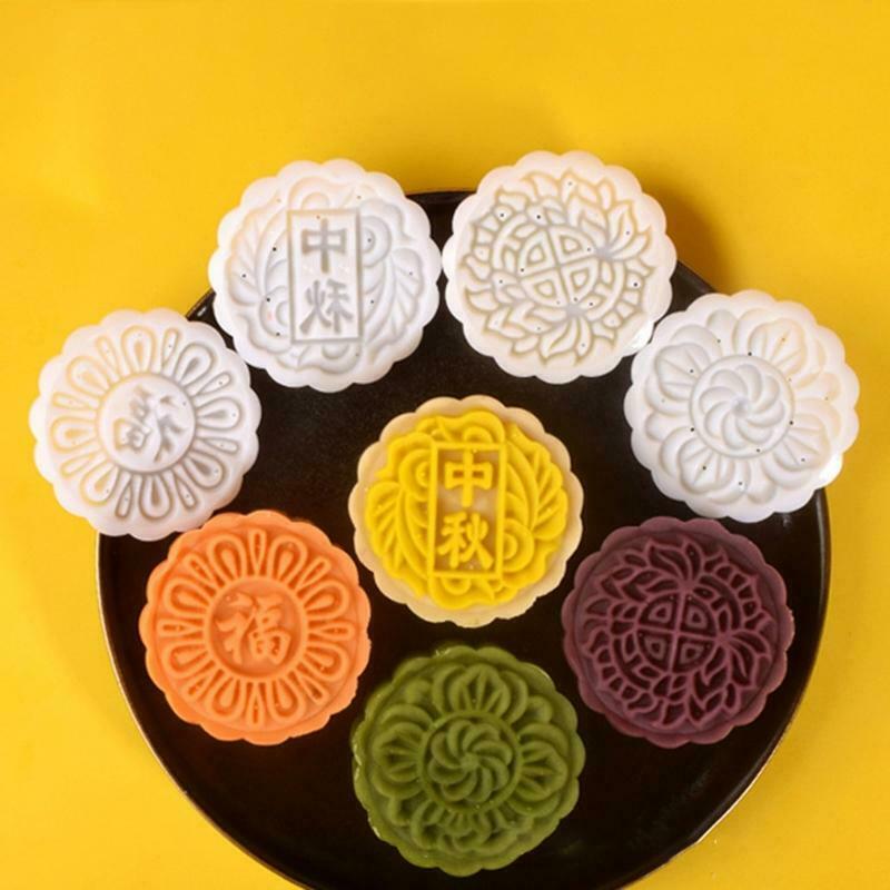 100g Cookie Stamp Moon Cake Maker Moon Cake Mould Adjustable DIY Decoration