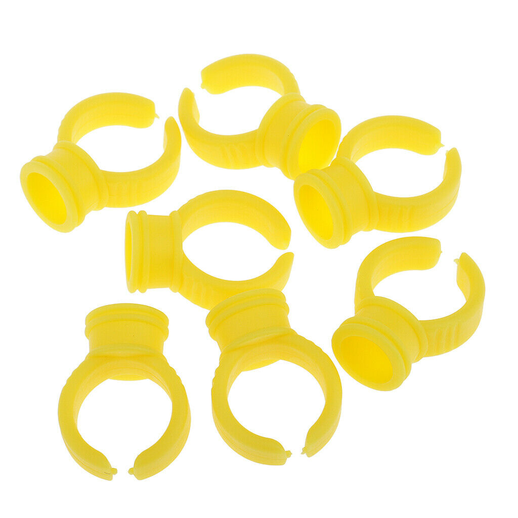 Eyelash Extension Eyelash Glue Ring Disposable Glue Ring Tattoo Pigments Holder