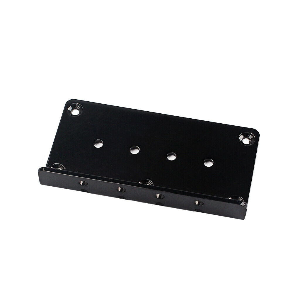 Practical Black Bridge Baseplate Base for Bass Guitar 4 String Accessory