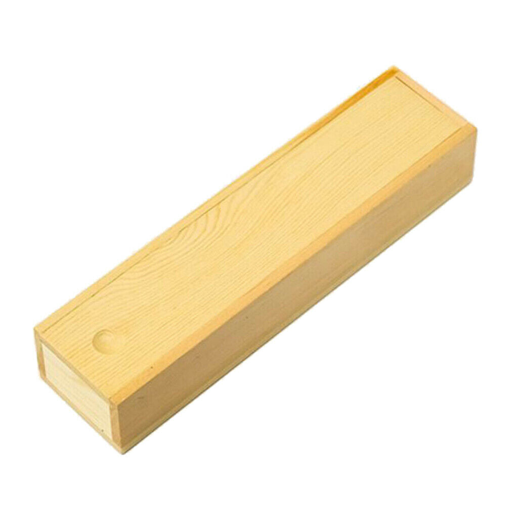 1Pc Portable Wooden Carry Box Utensil for Travel Japanese Style Eco-Friendly