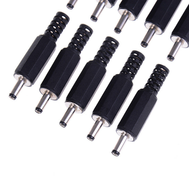 2Pcs dc male power plug jack 1.35mm x 3.5mm  connector for laptop DEAU